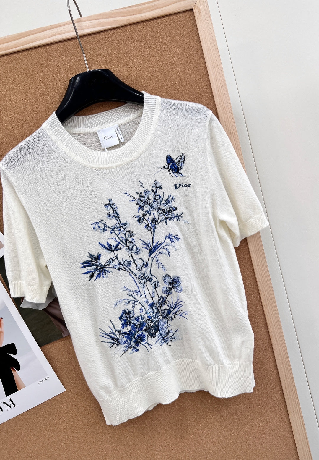 DIOR 26S SHORT-SLEEVE SWEATER 1194