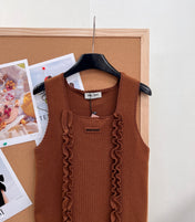 MIUMIU 26S SQUARE-NECK SWEATER STYLE 1106