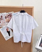 PRADA 26S SHORT WHITE SHIRT 1046