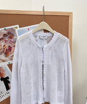 CHANEL 26S OPEN KNIT CARDIGAN STYLE 1243