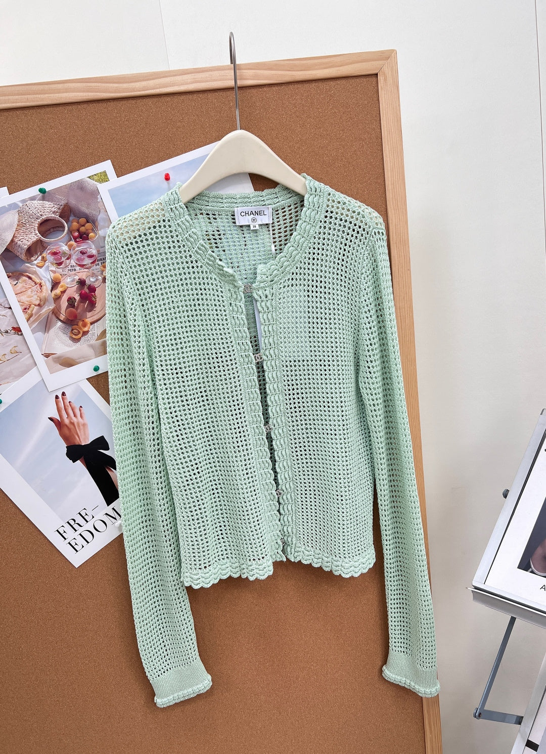 CHANEL 26S OPEN KNIT CARDIGAN STYLE 1242
