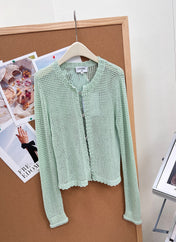 CHANEL 26S OPEN KNIT CARDIGAN STYLE 1242