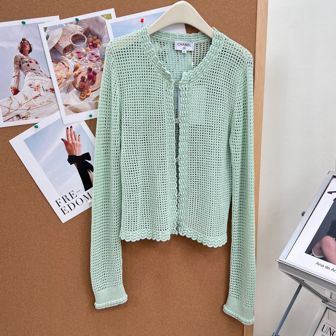 CHANEL 26S OPEN KNIT CARDIGAN STYLE 1242