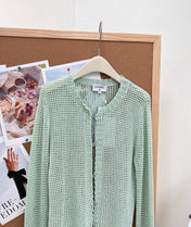 CHANEL 26S OPEN KNIT CARDIGAN STYLE 1242