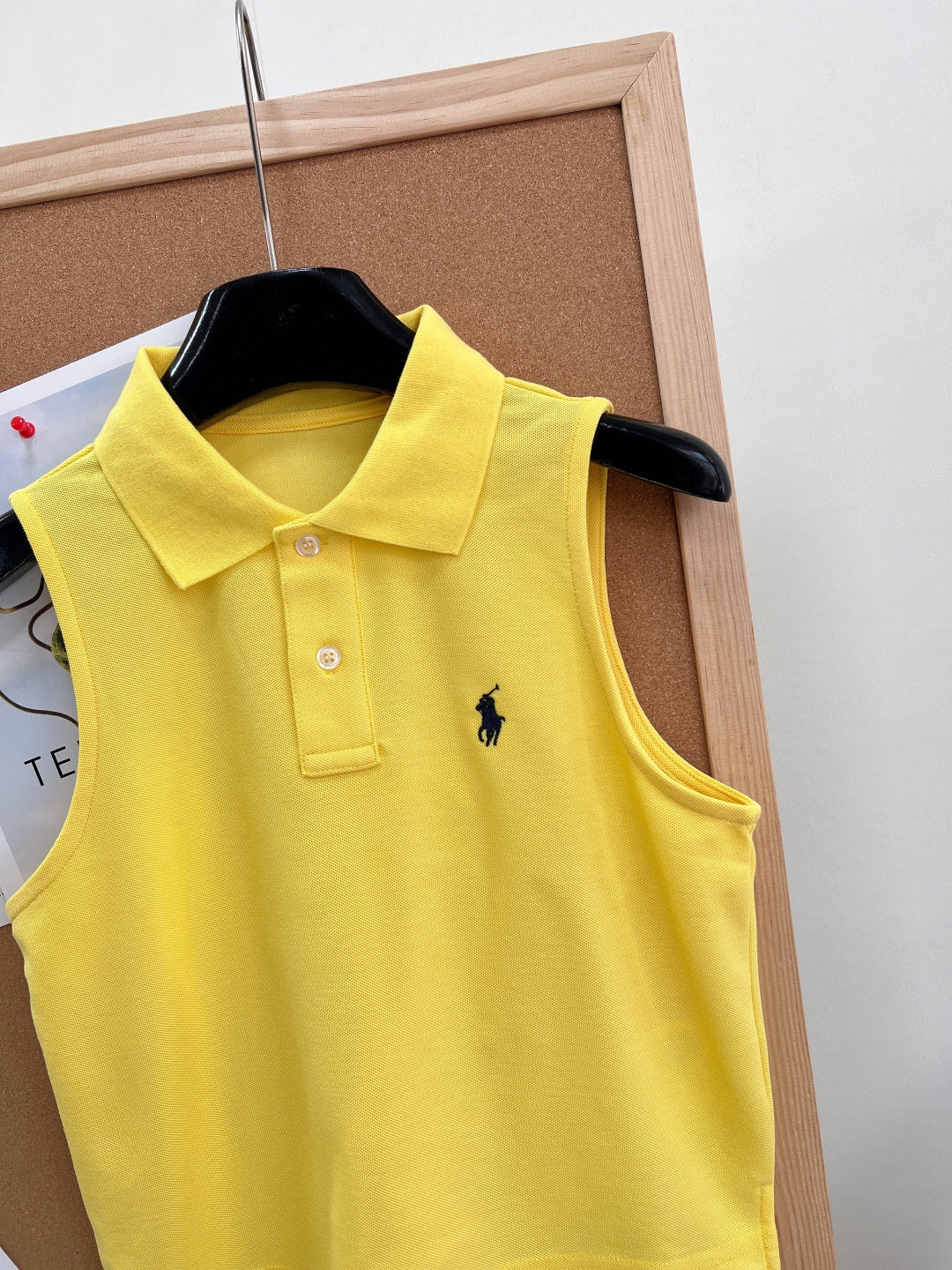 RALPH LAUREN 26S SLEEVELESS POLO TOP 445