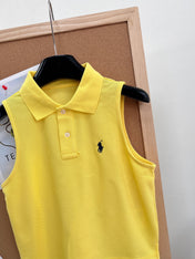 RALPH LAUREN 26S SLEEVELESS POLO TOP 445