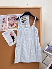 CHANEL 26S DENIM CAMI DRESS 1410