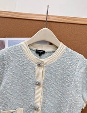 CHANEL 26S SHORT-SLEEVE KNIT POLO 1310