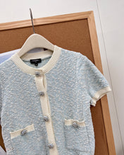 CHANEL 26S SHORT-SLEEVE KNIT POLO 1310