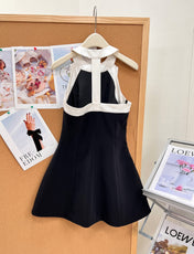 VALENTINO 26S BOW-DETAIL SLEEVELESS MINI DRESS 366