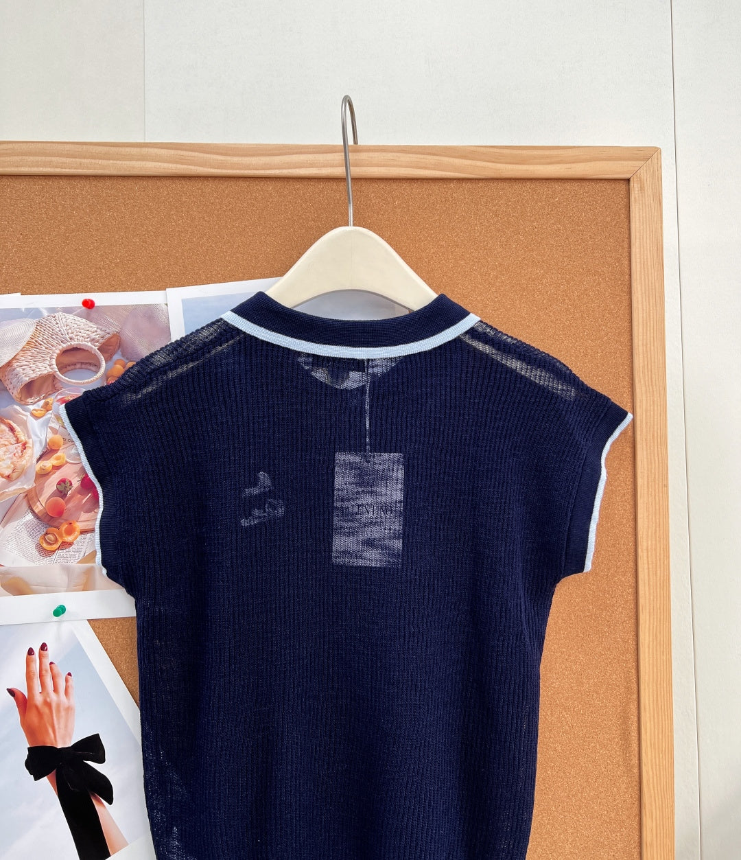 VALENTINO 26S SHORT-SLEEVE KNIT POLO SHIRT 356