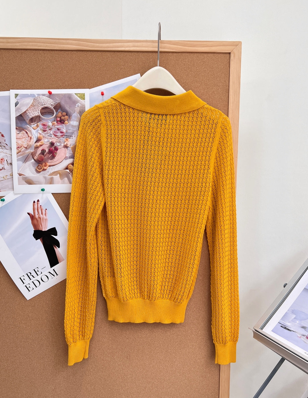 MIUMIU 26S LONG-SLEEVE POLO SHIRT 1256
