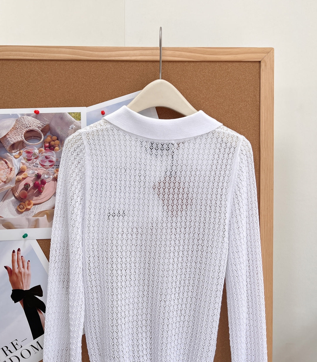 MIUMIU 26S LONG-SLEEVE POLO SHIRT 1255