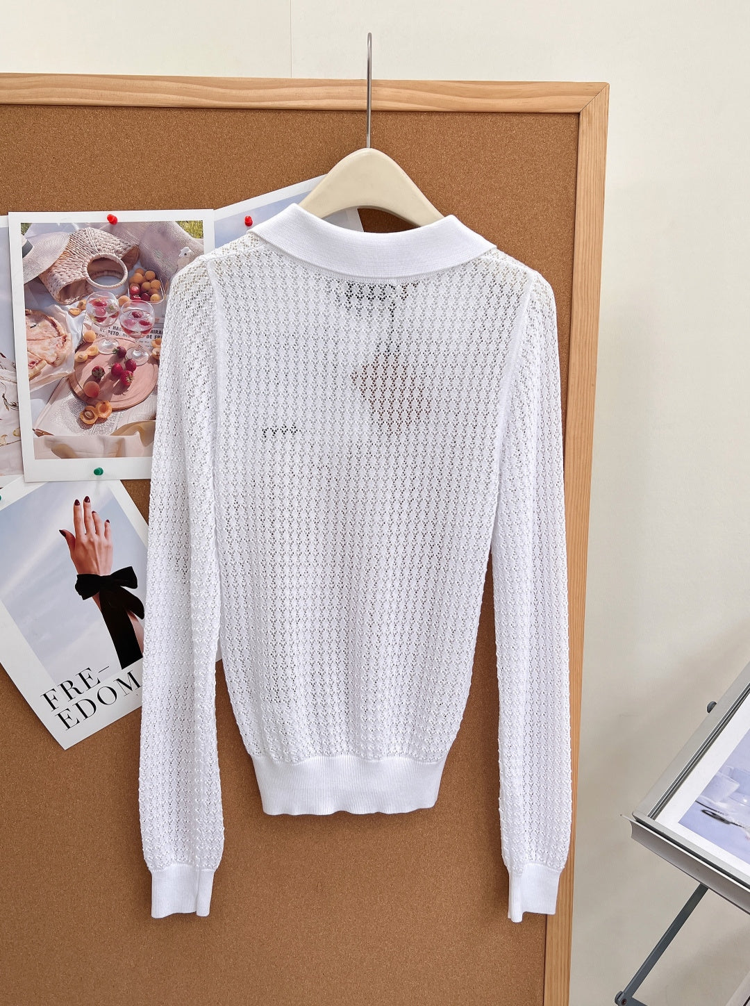MIUMIU 26S LONG-SLEEVE POLO SHIRT 1255
