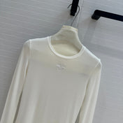 Loewe Long-sleeve T-shirt White Lyocell