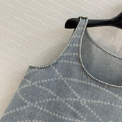 CC Denim Dress Blue Cotton