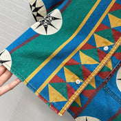 Loewe Short-sleeved Denim Shirt Multicolor Cotton