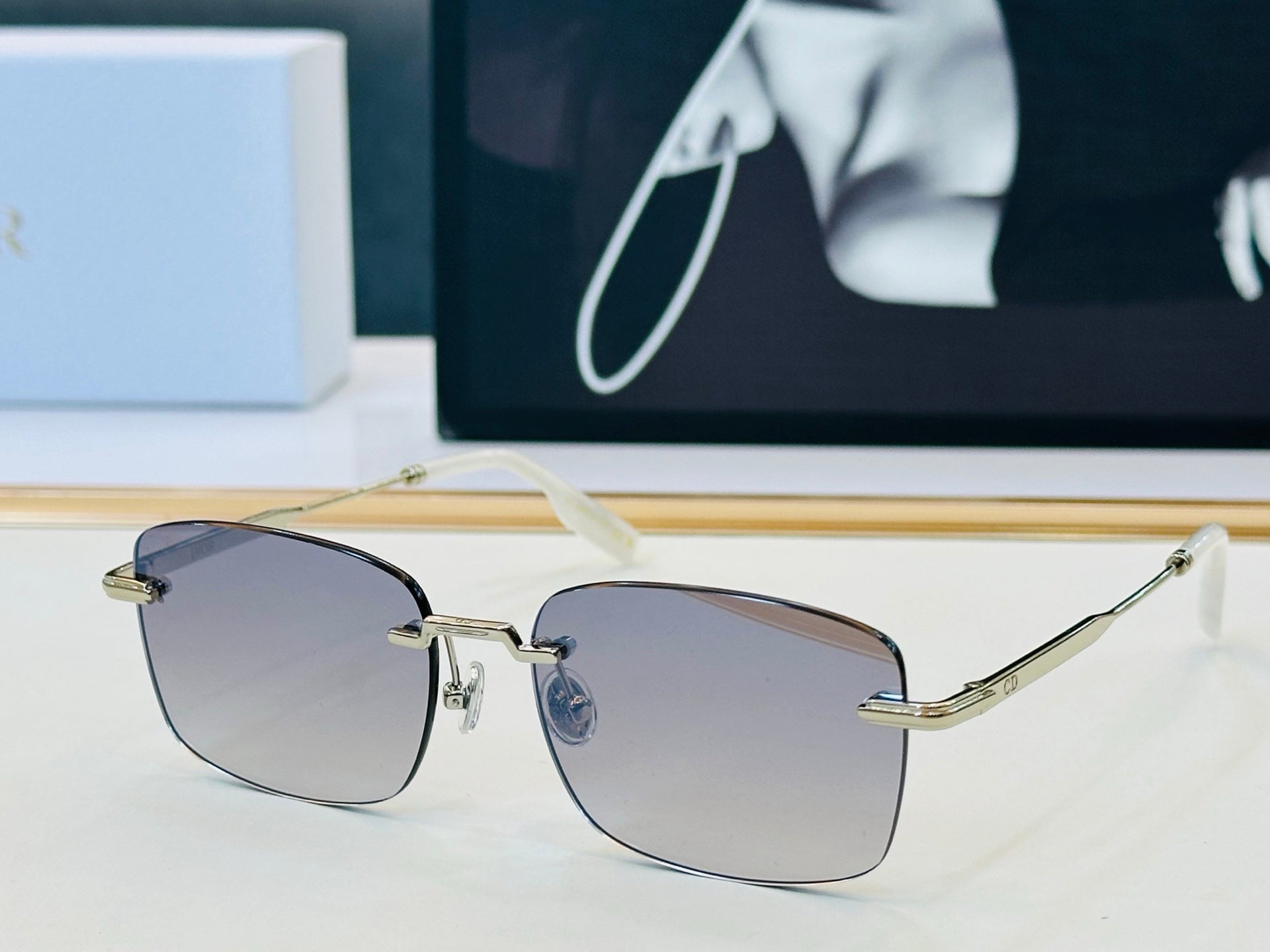 DIOR 26S SLIM SQUARE FRAME IN ACETATE 403017
