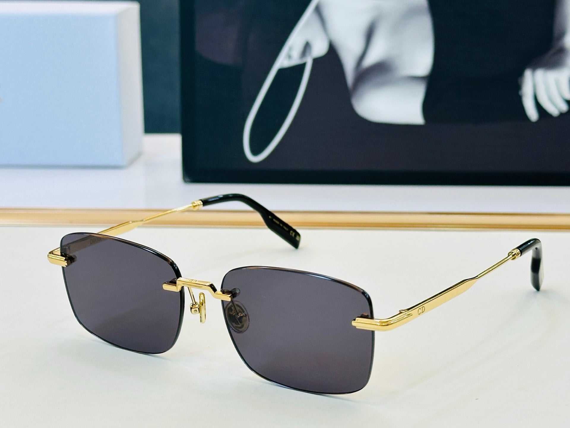 DIOR 26S SLIM SQUARE FRAME IN ACETATE 403017