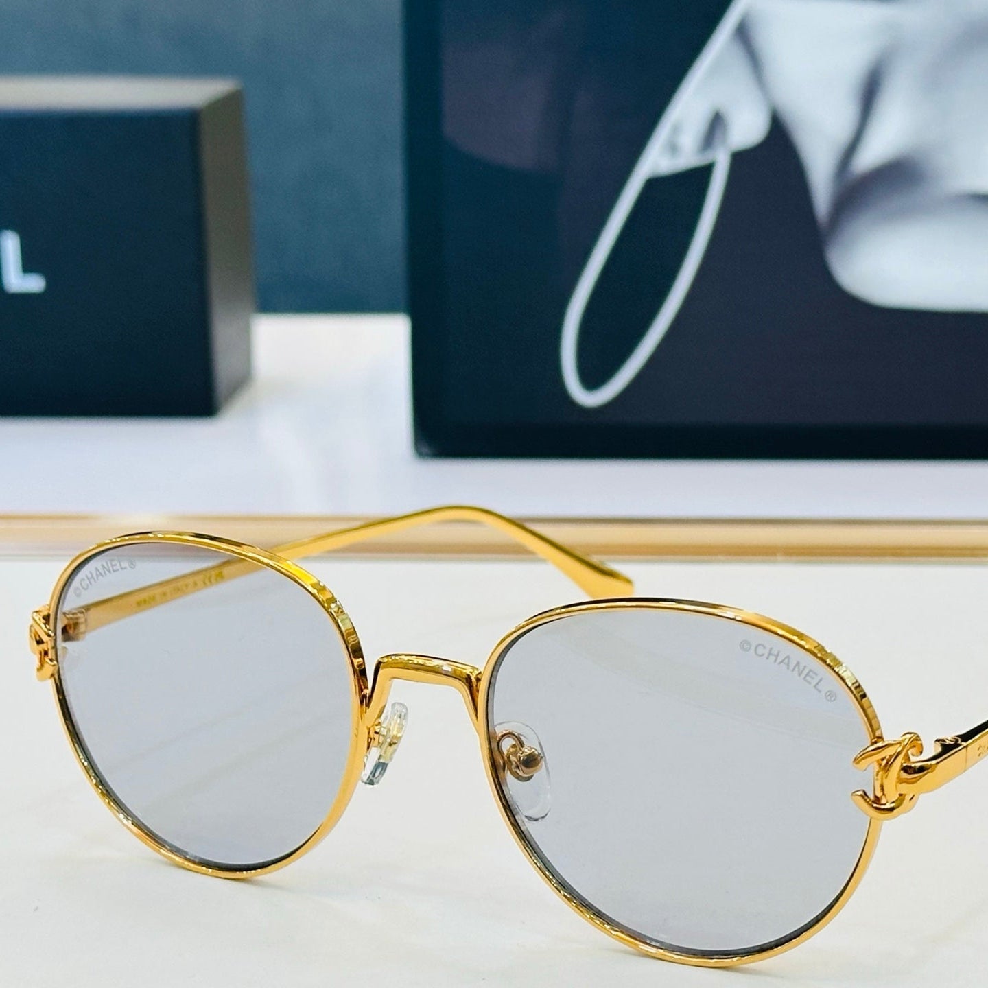 CHANEL 26S ROUND FRAME IN ACETATE 413485