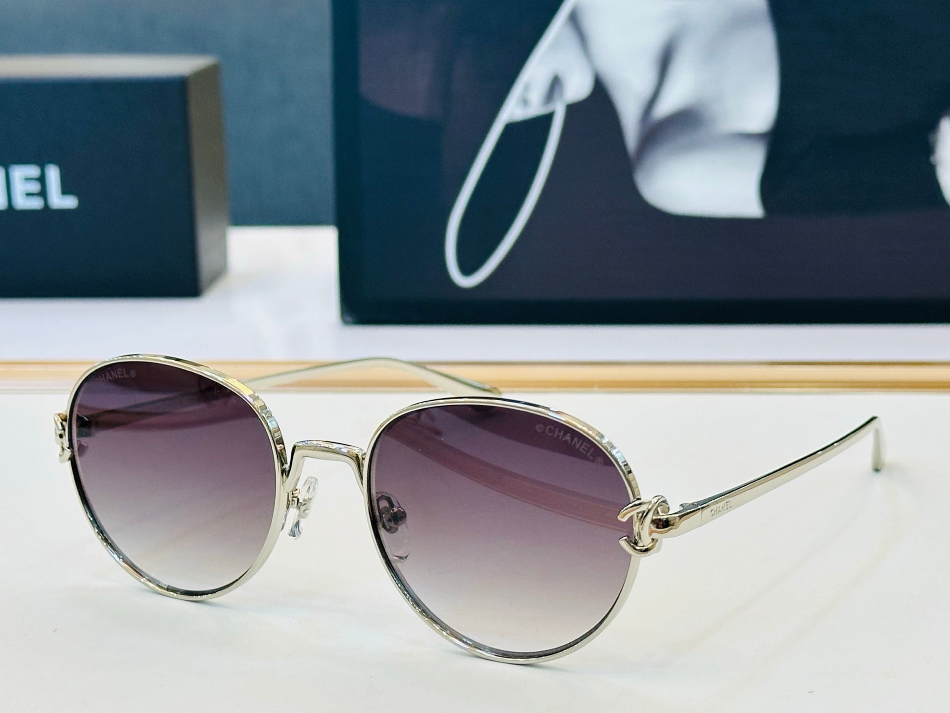 CHANEL 26S ROUND FRAME IN ACETATE 413485