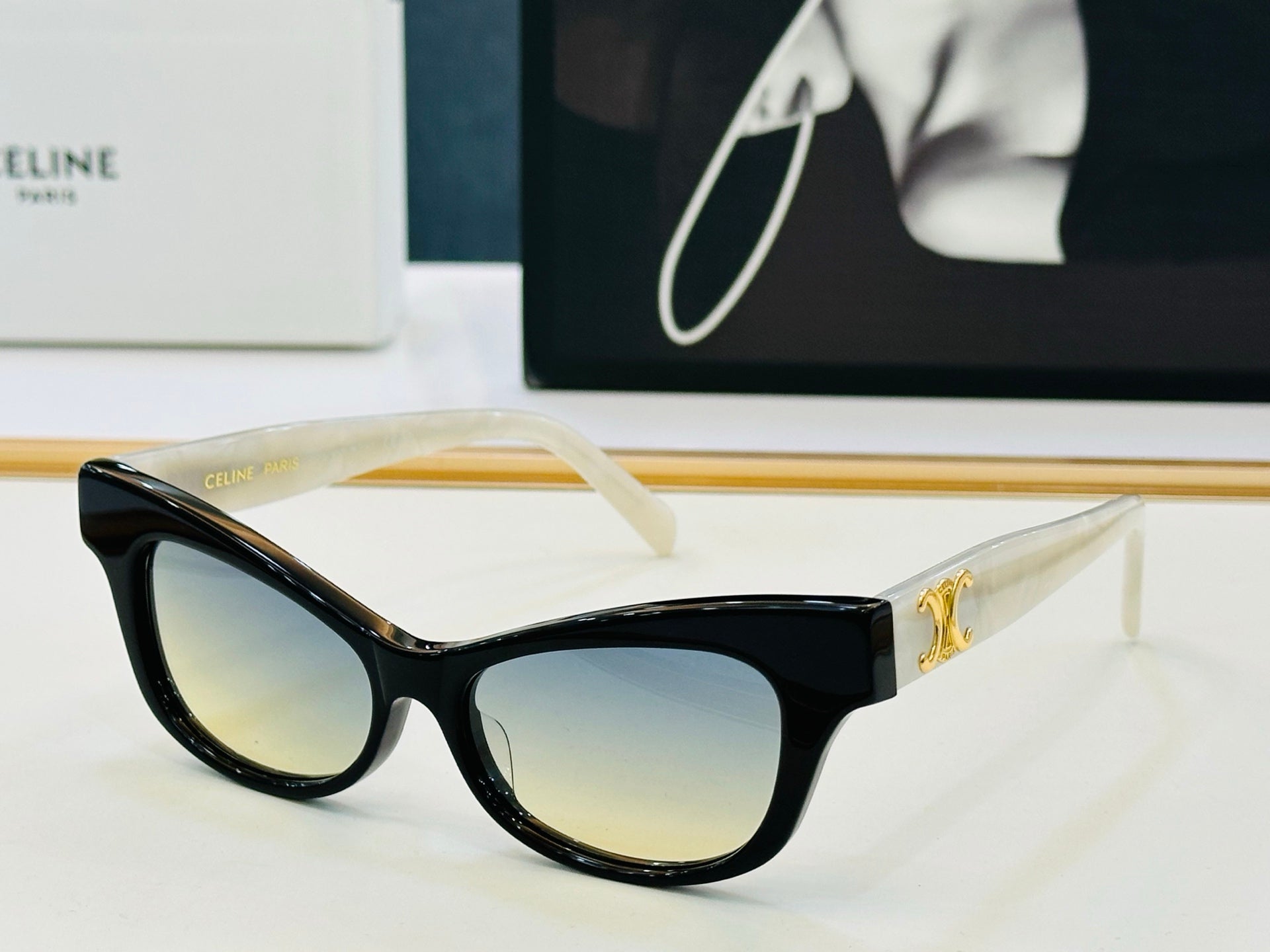 CELINE 26S CAT EYE FRAME IN ACETATE 434062