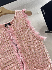 ROUND NECK VEST 25S IN COTTON 265659