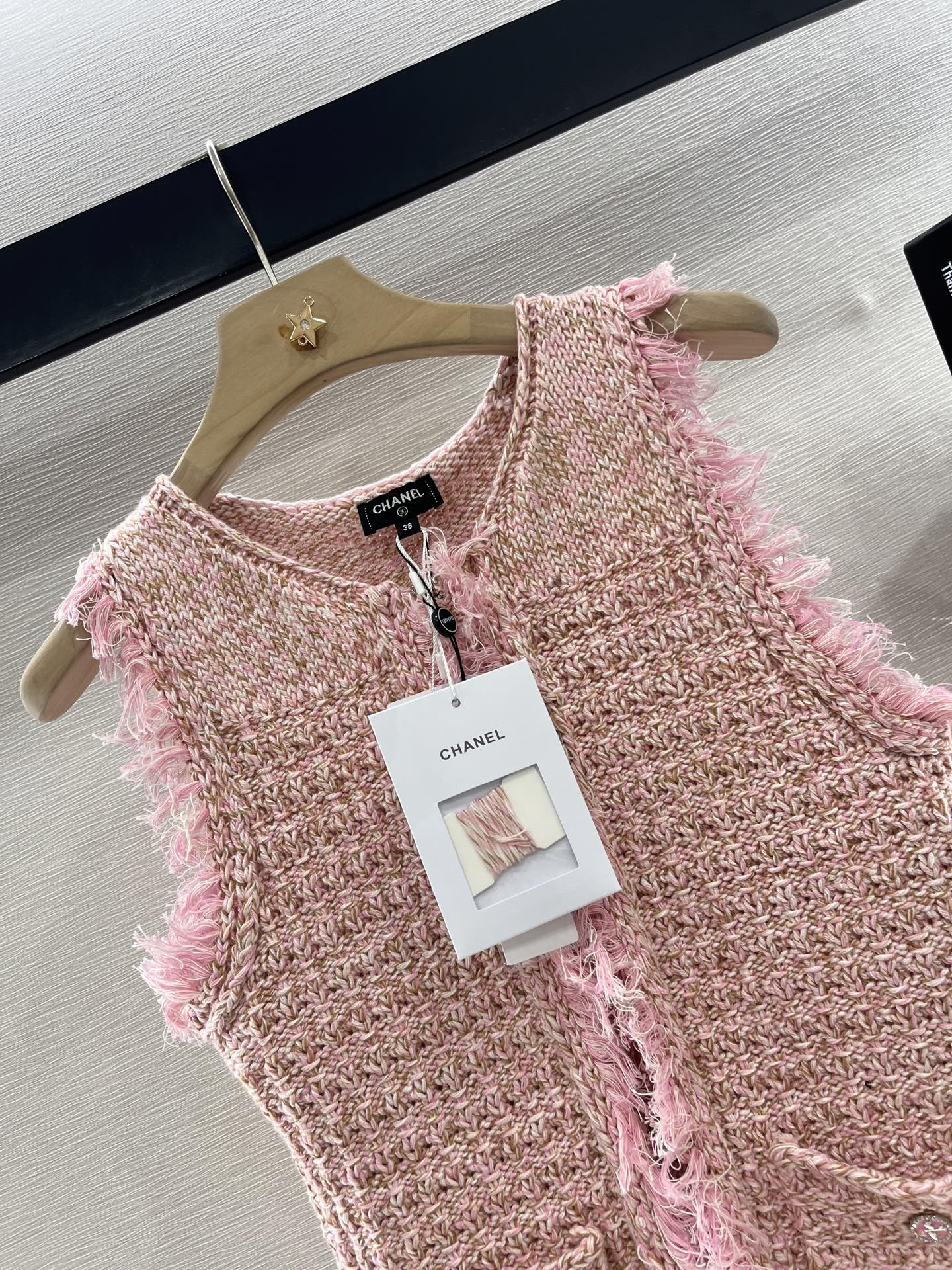 ROUND NECK VEST 25S IN COTTON 265659