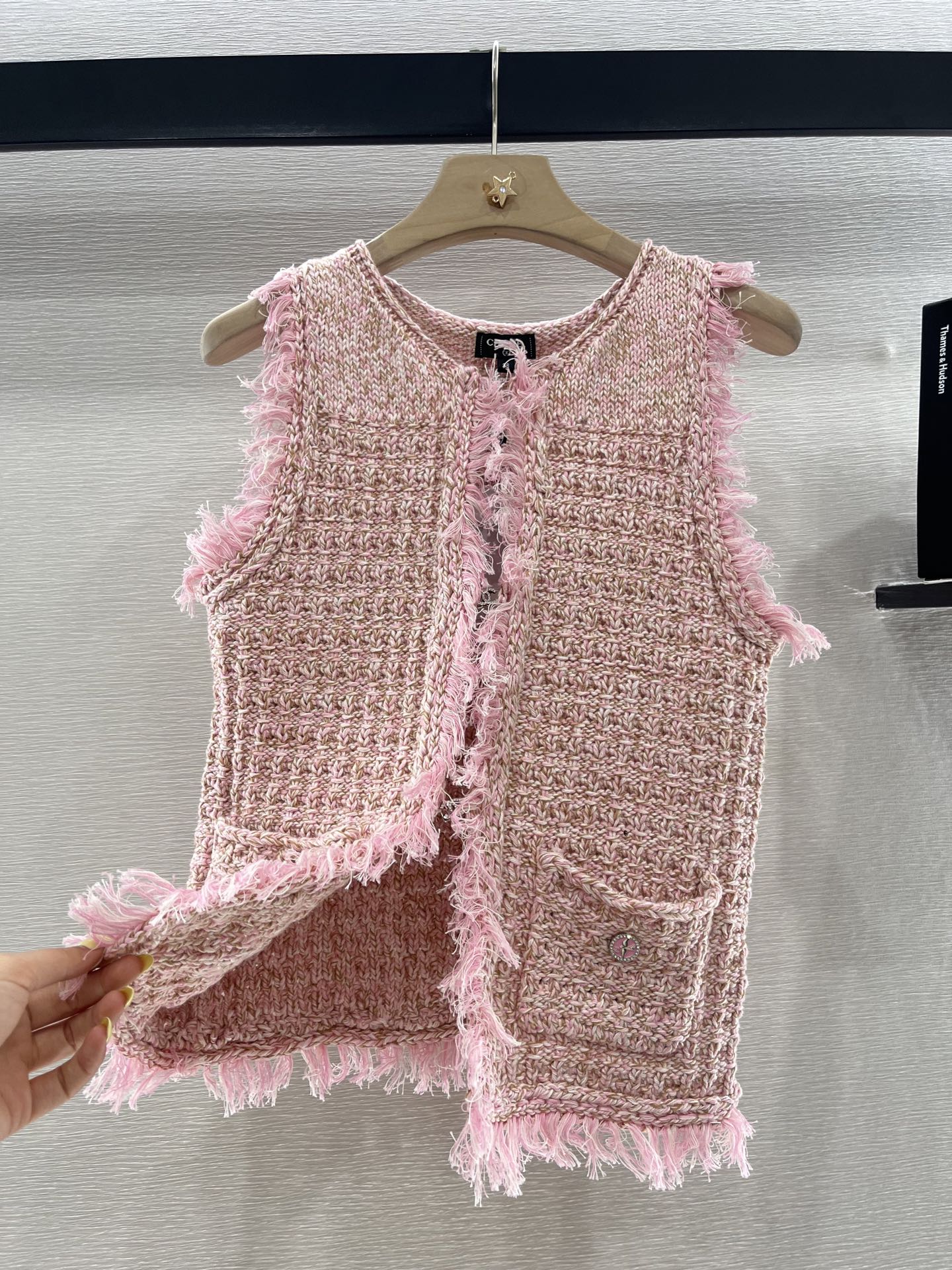 ROUND NECK VEST 25S IN COTTON 265659