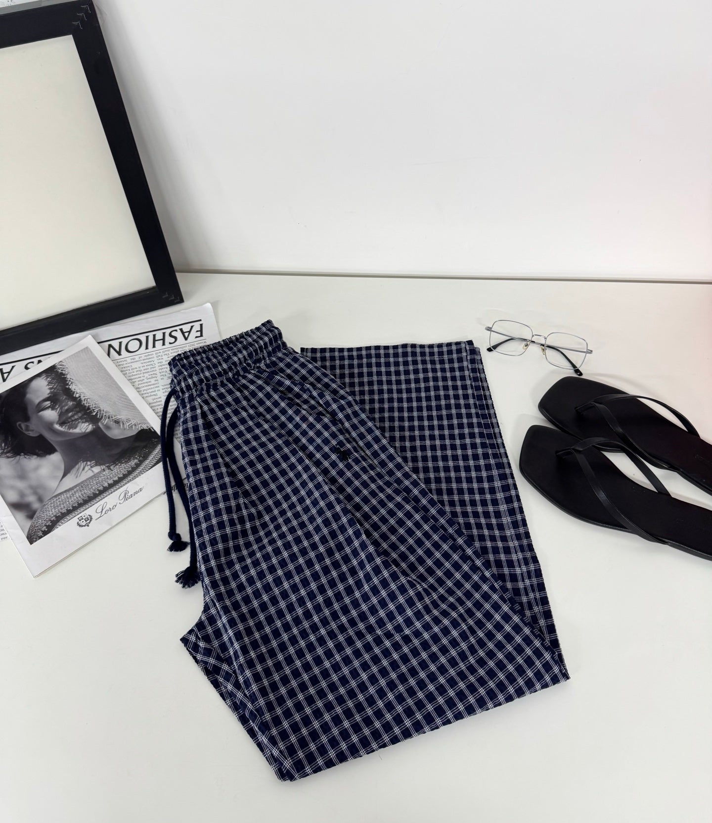 RALPH LAUREN 26S PLAID PANTS 423
