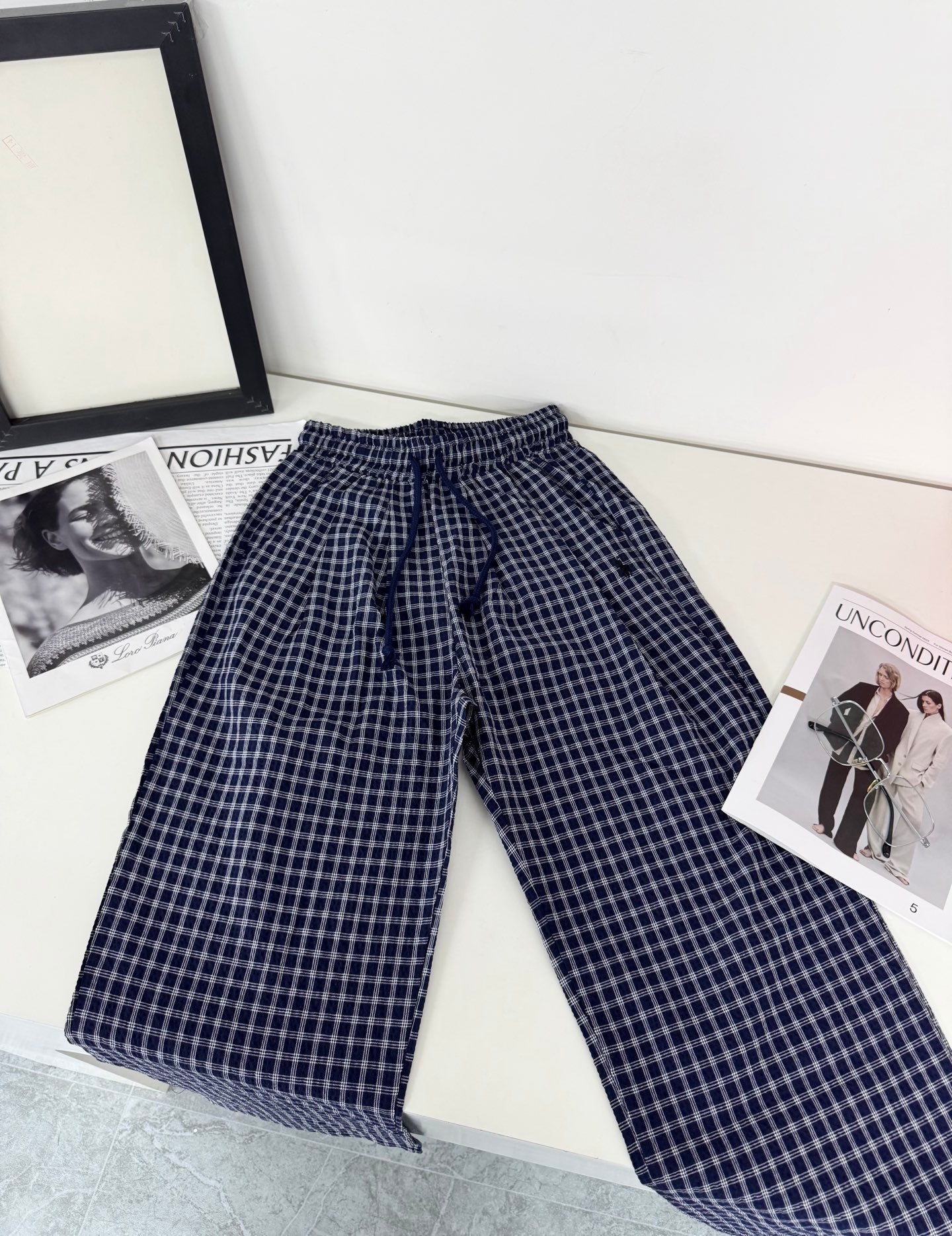 RALPH LAUREN 26S PLAID PANTS 423