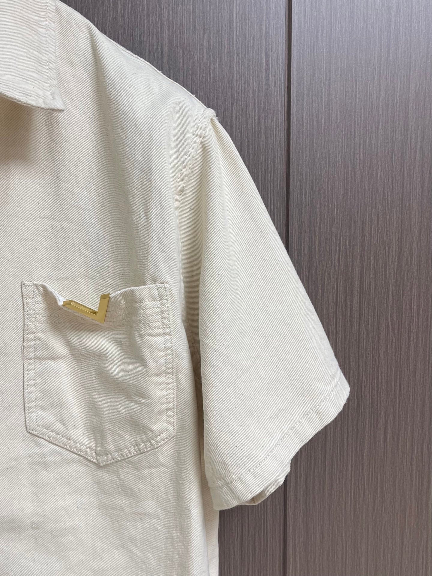 VALENTINO 26S SHORT-SLEEVE POCKET SHIRT 460