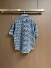 DIOR 26S JACQUARD DENIM SHIRT 1297
