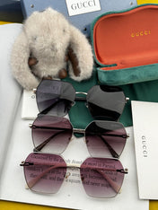 OVERSIZED SQUARE FRAME SUNGLASSES G1639 IN METAL