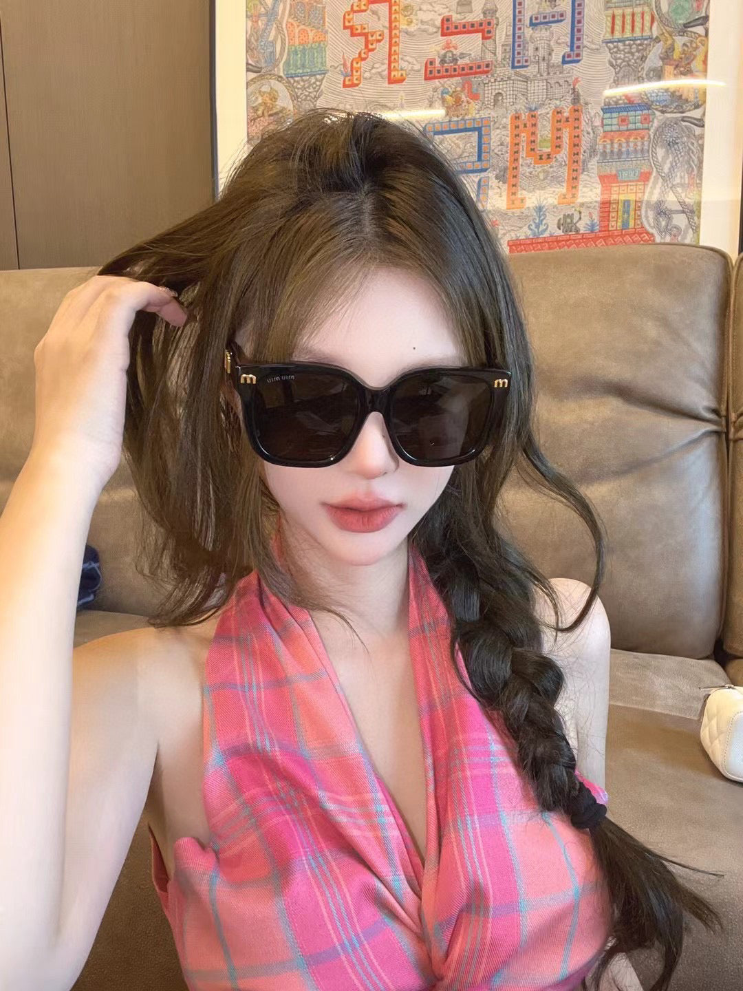 RUNWAY SQUARE SUNGLASSES M4389 IN ACETATE
