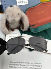 AVIATOR FRAME SUNGLASSES G2203 IN METAL