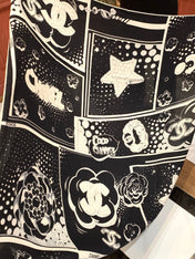 CHANEL 25S SCARF 140 CM IN CASHMERE SILK 941831