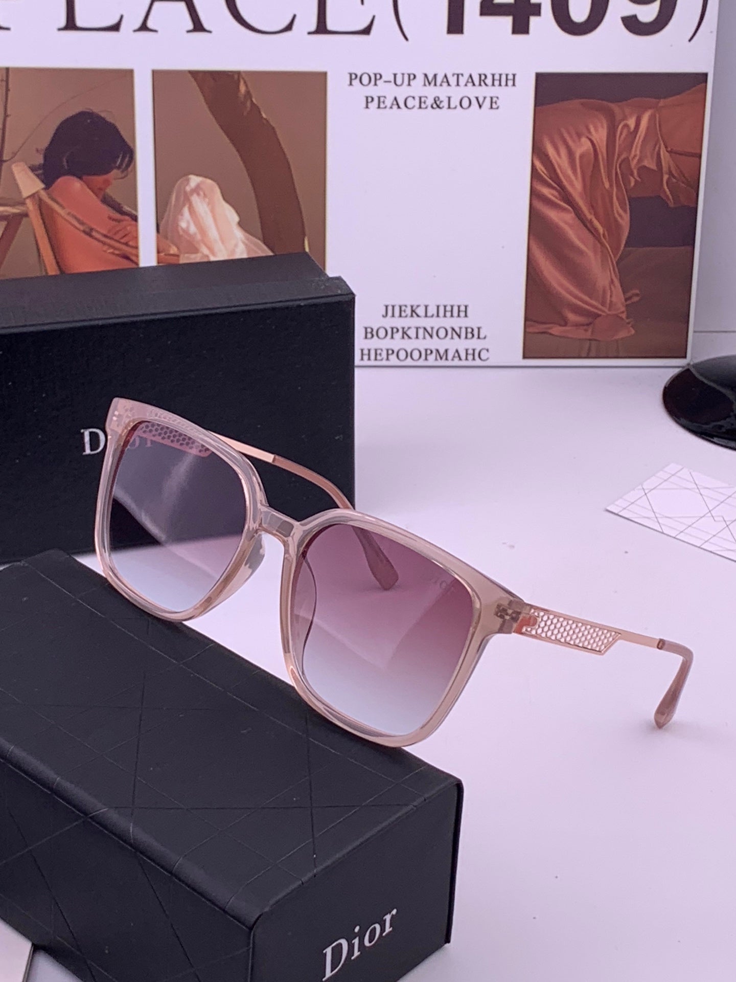 DIOR 26S SQUARE FRAME IN ACETATE 393412