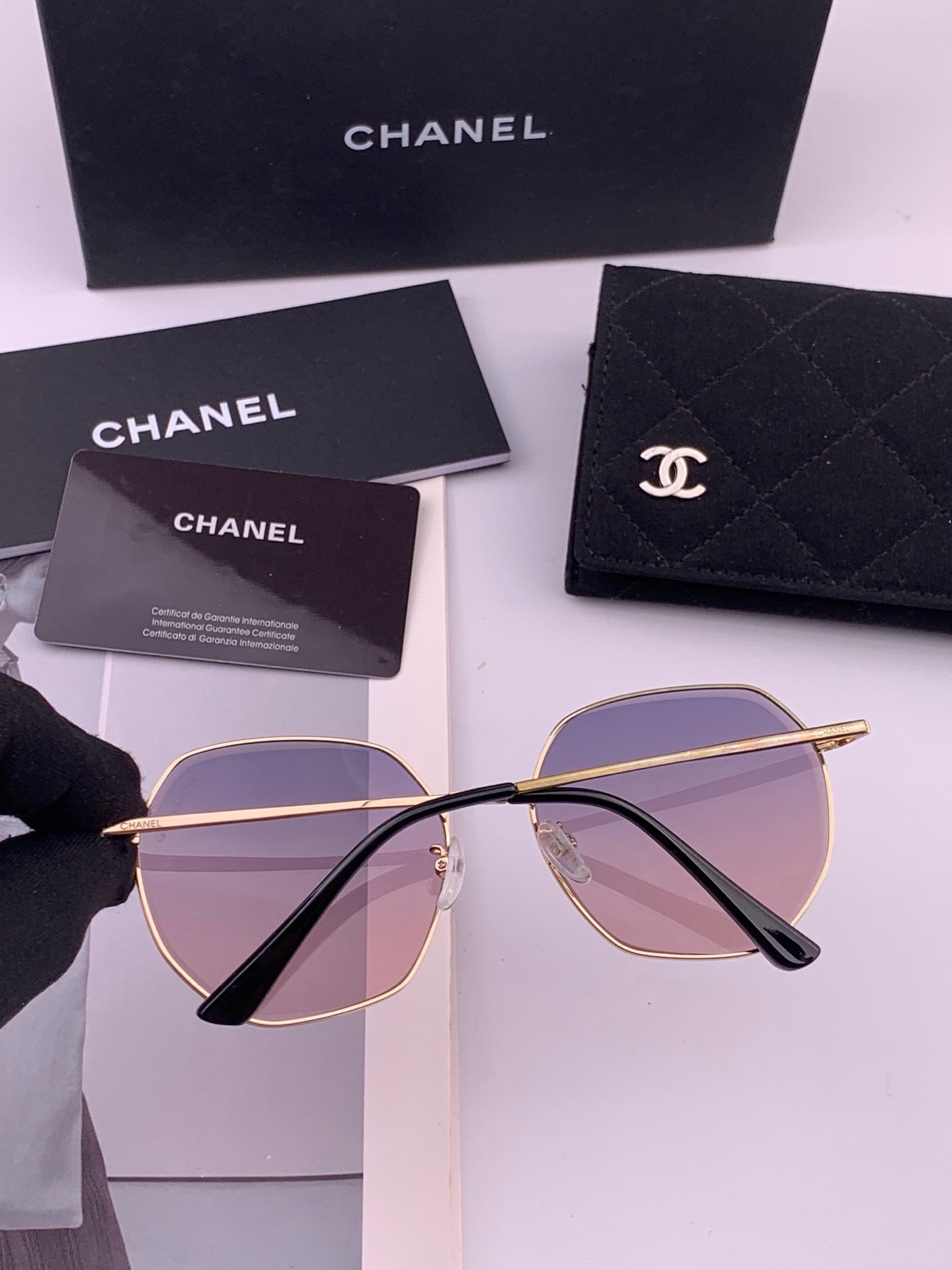 CHANEL 26S POLYGONAL FRAMES IN ACETATE 400012