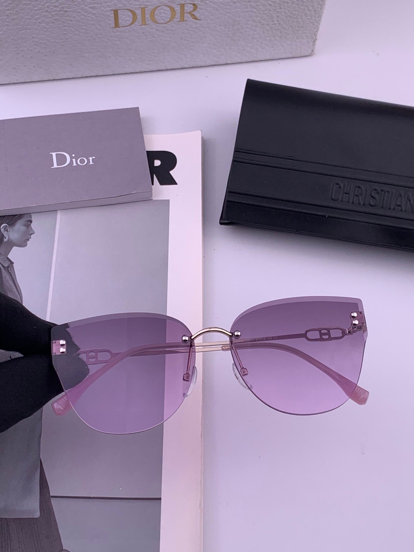 DIOR 26S RIMLESS FRAME IN ACETATE 403043
