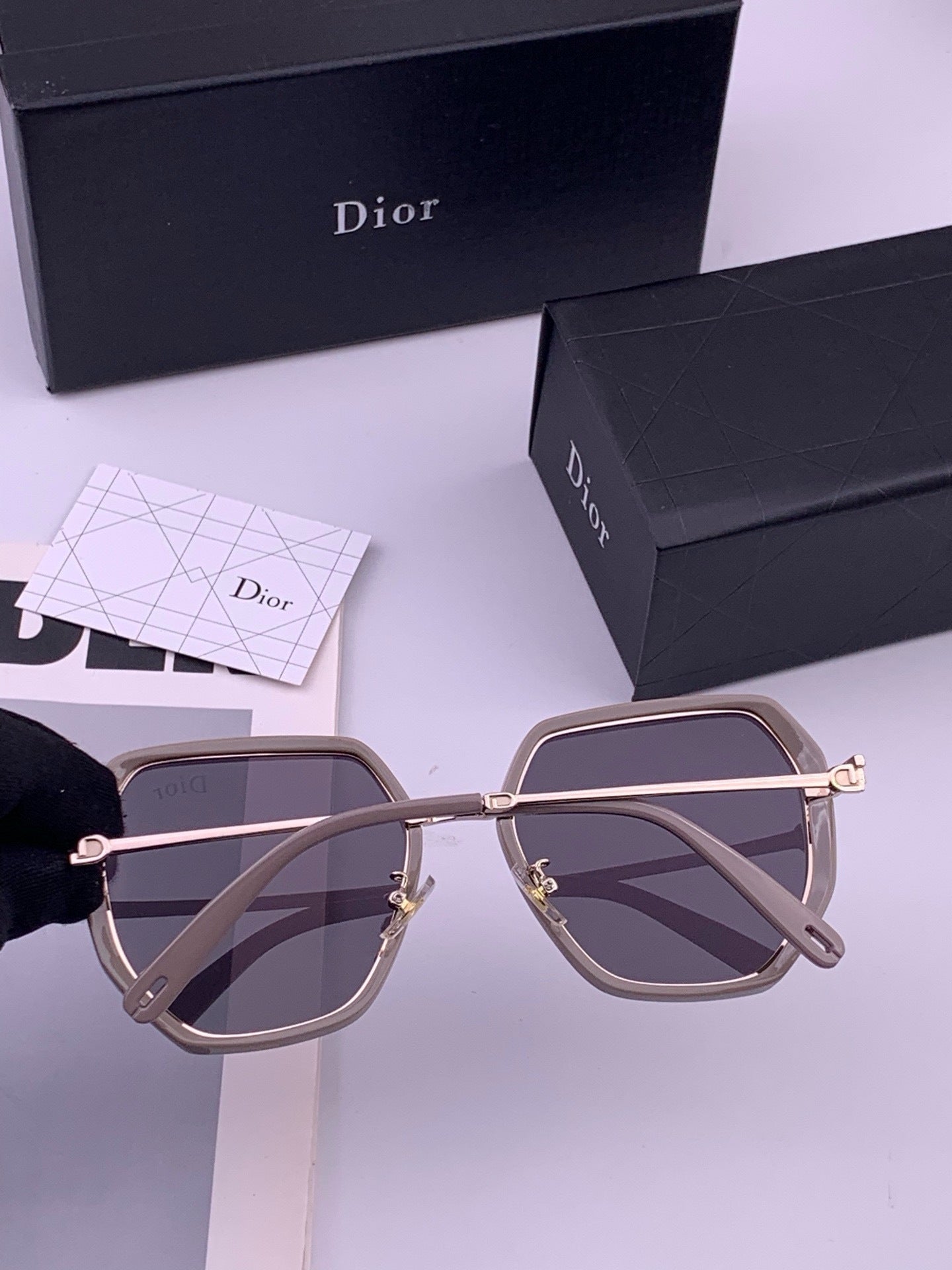 DIOR 26S POLYGONAL FRAME IN ACETATE 403045
