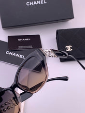 CHANEL 26S BLACK RECTANGULAR FRAME IN ACETATE 406782
