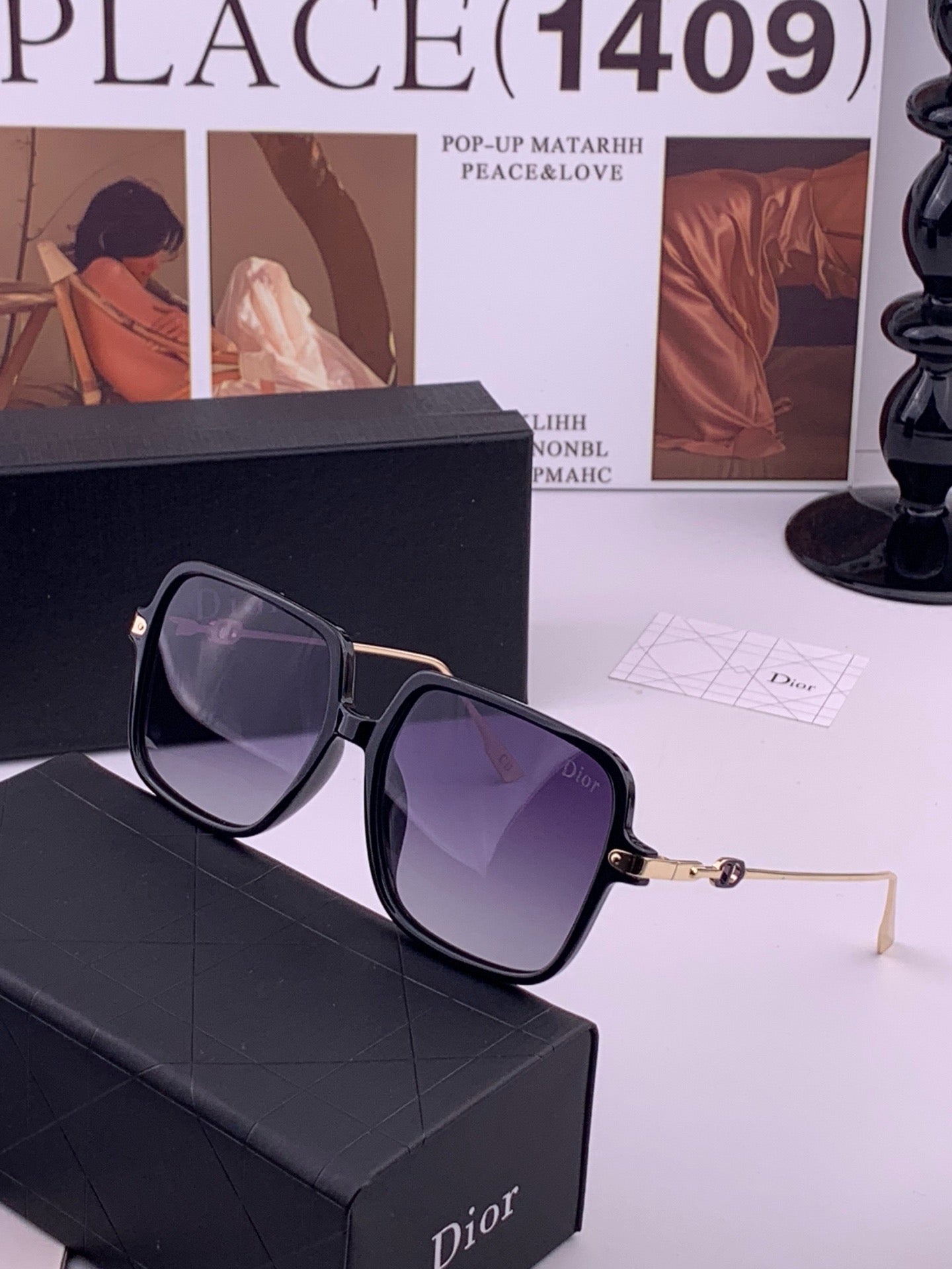 DIOR 26S SQUARE FRAME IN ACETATE 408289