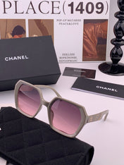 CHANEL 26S OVERSIZED ROUND SQUARE SUNGLASSES IN ACETATE 408293