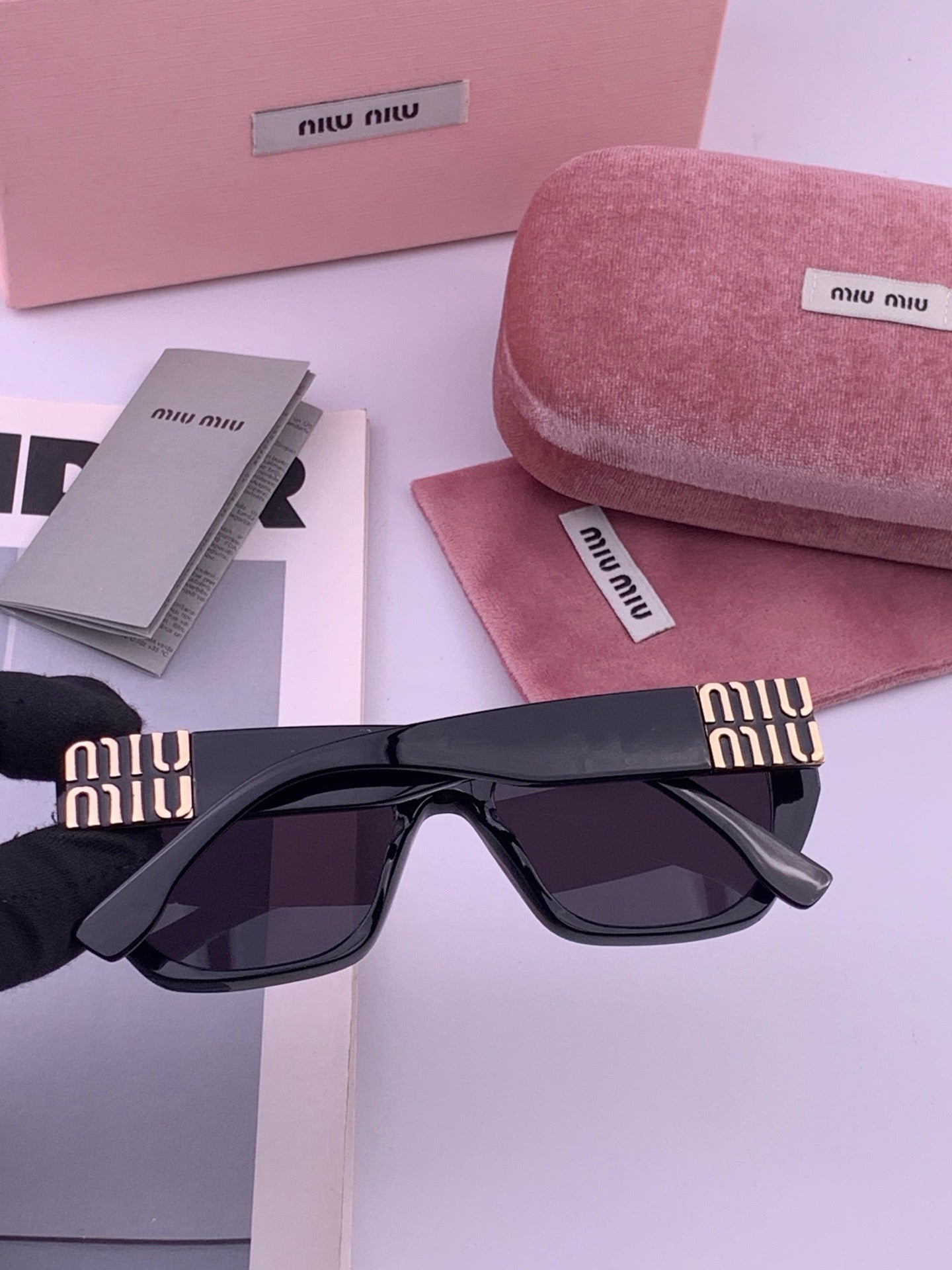 MIUMIU 26S SQUARE FRAME IN ACETATE 417248