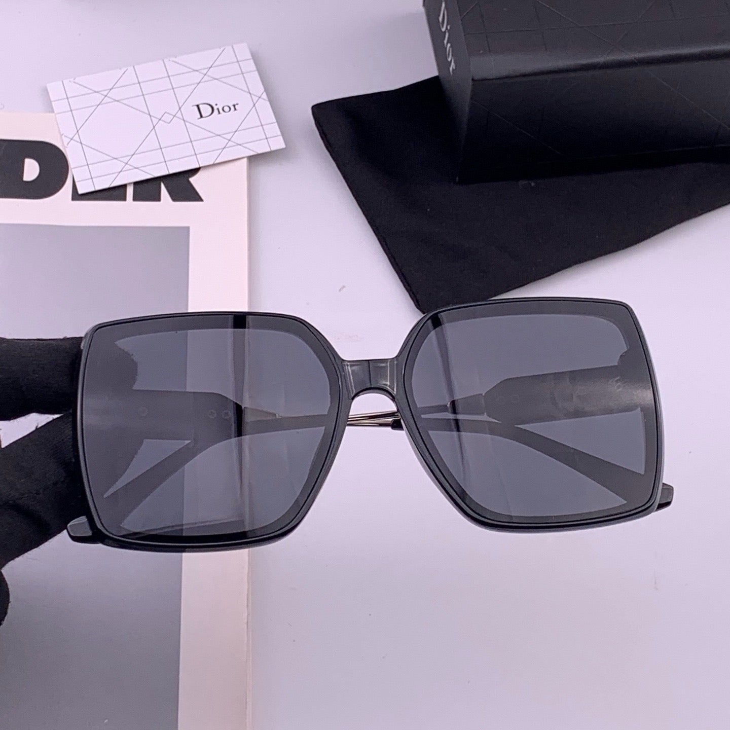 DIOR 26S OVERSIZED SQUARE FRAME IN ACETATE 419160