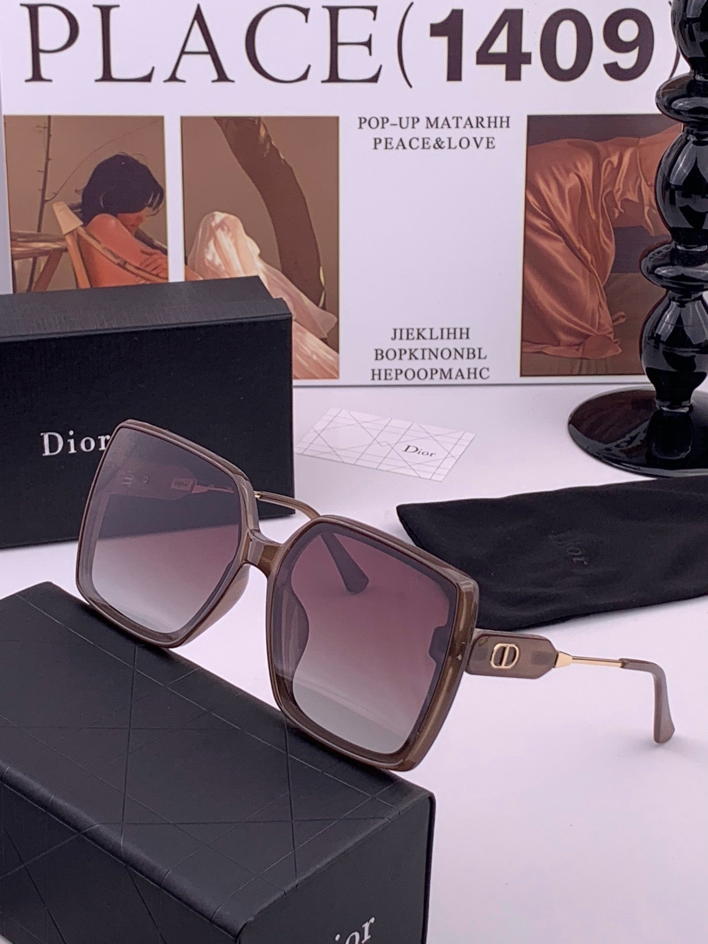 DIOR 26S OVERSIZED SQUARE FRAME IN ACETATE 419161