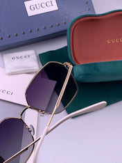GUCCI 26S SQUARE FRAME IN METAL 422497