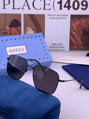 GUCCI 26S RECTANGULAR FRAME IN METAL 424706