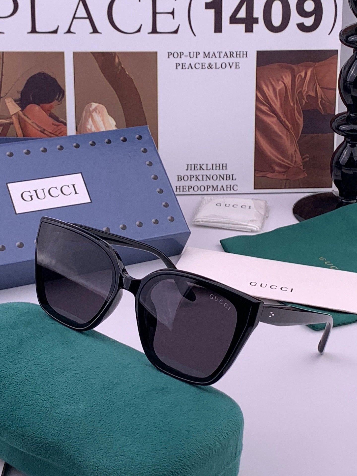 GUCCI 26S SQUARE FRAME IN ACETATE 426550